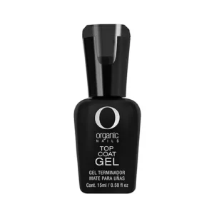 color gel top organic nails